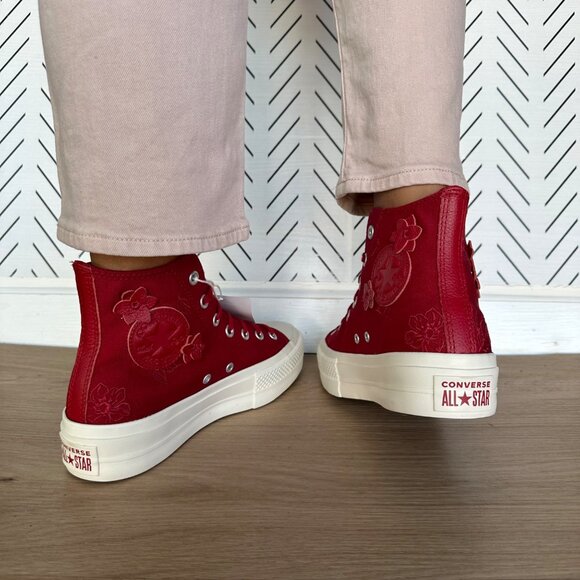 ⭐Converse Chuck Taylor All Star Lift 3D Floral 7.5 Womens Shoes Sneaker A12810C - Picture 5 of 13